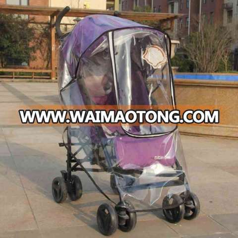 baby stroller raincover with breathable hole in the window